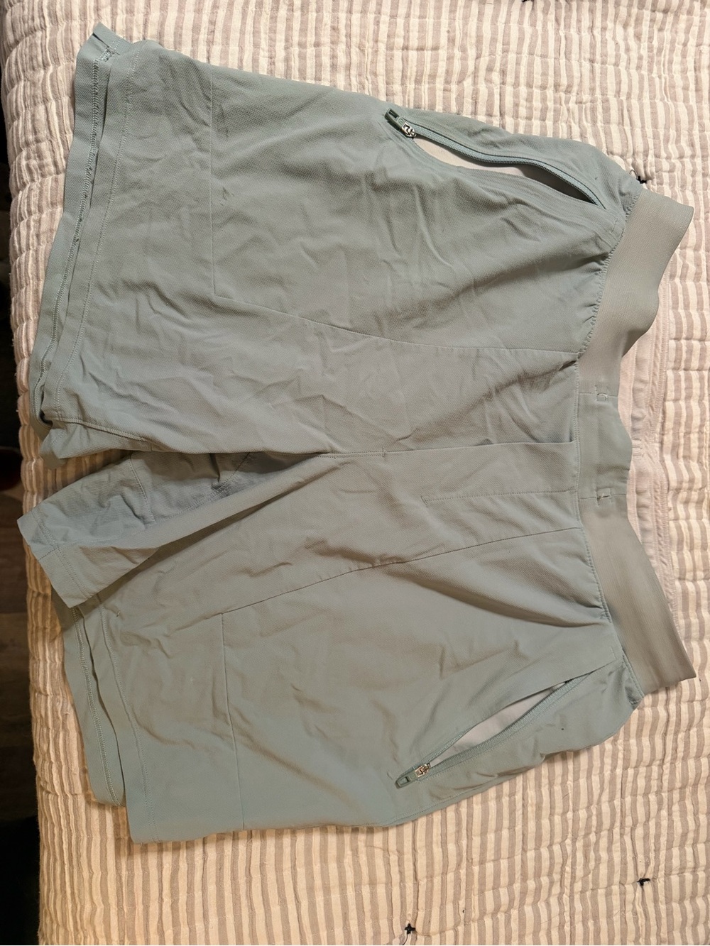 lululemon athletica Men's Sage Green Athletic Shorts